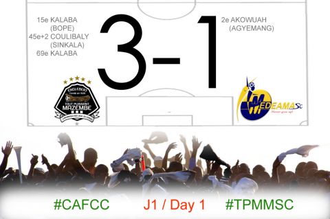 Score final TP Mazembe-Medeama SC
