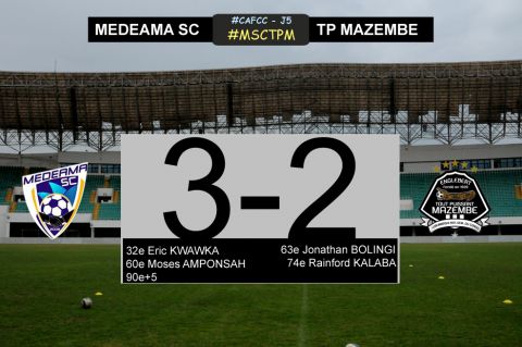 Score final Medeama SC-TP Mazembe