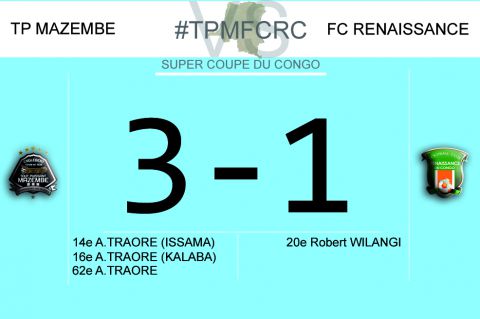 Score final TP Mazembe-FC Renaissance du Congo