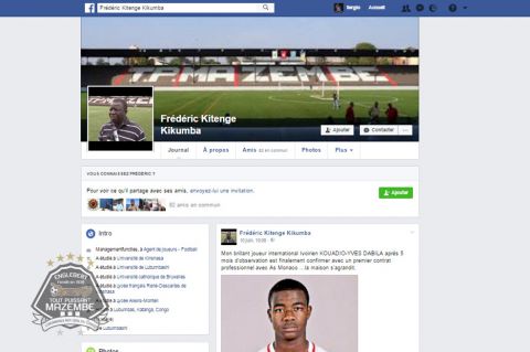  Look Out: A Fake Fréderic KITENGIE on Facebook