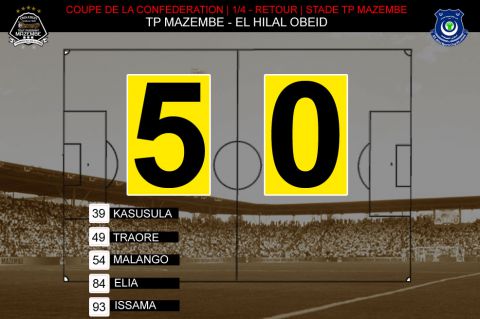 Score final TP Mazembe-El Hilal Obeid