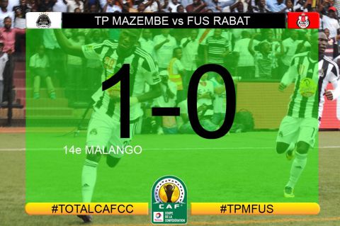 Score final TP Mazembe - FUS de Rabat