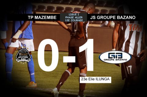 Score final TP Mazembe JS Groupe Bazano