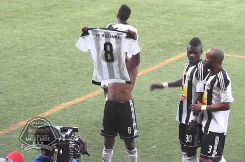 Why did MPUTU celebrate his goal like this?