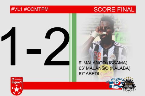 Score final OC Muungano-TP Mazembe