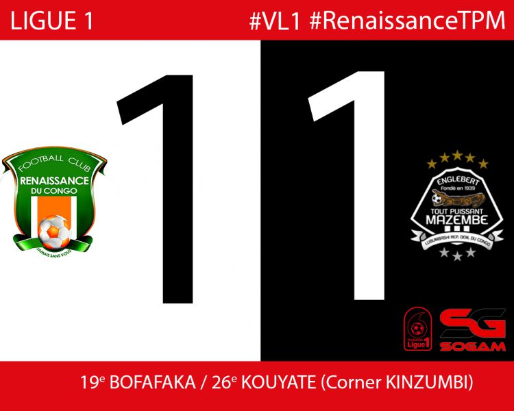 Score final FC Renaissance-TP Mazembe