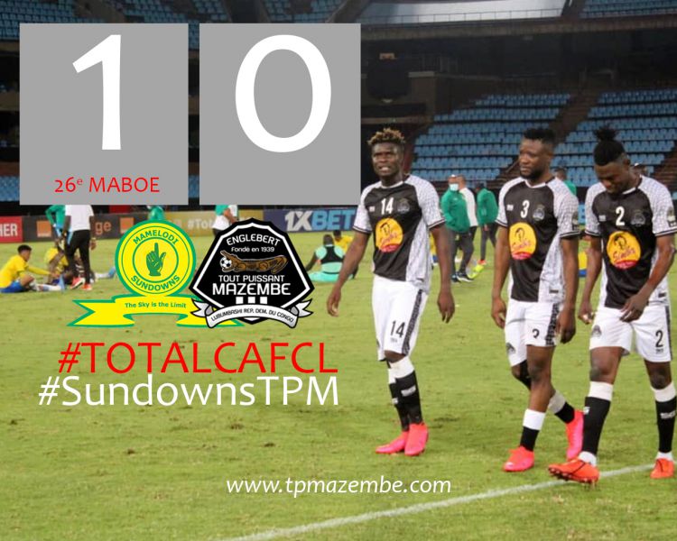 Score final Mamelodi Sundowns-TP Mazembe