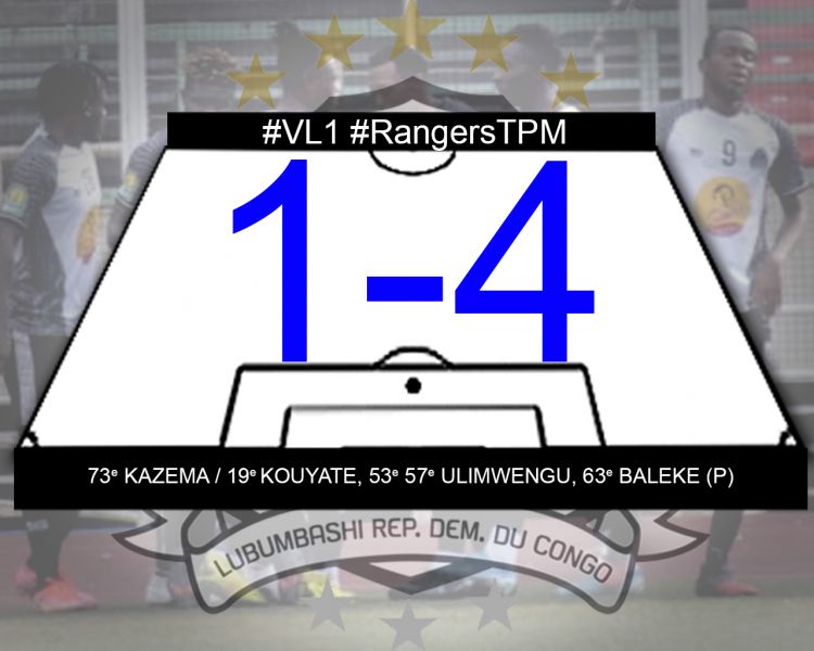 Score final AC Rangers-TP Mazembe