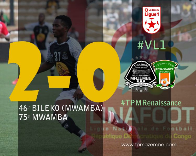Score final TP Mazembe-FC Renaissance du Congo