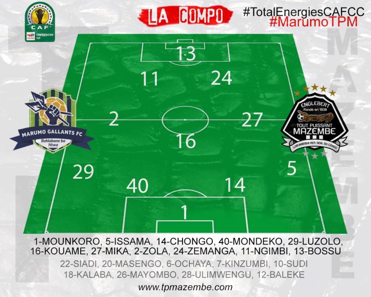 Composition Marumo Gallants FC-TP Mazembe