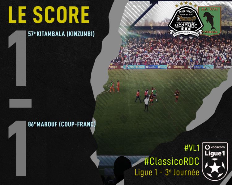 Score final TP Mazembe-AS Vita Club