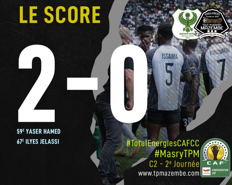 Score final Al-Masry Club-TP Mazembe
