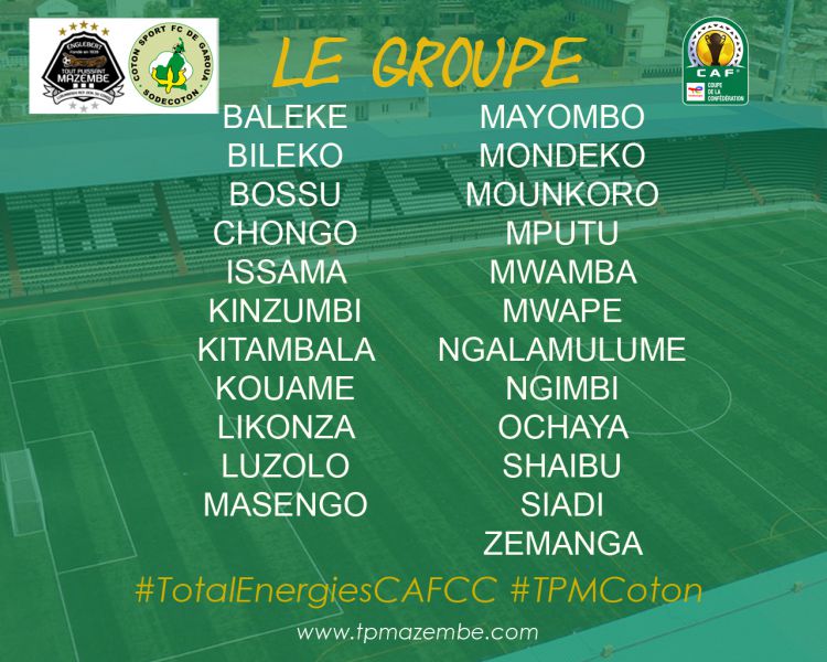 Les 23 contre Coton Sport