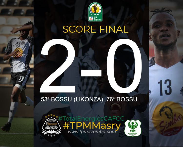 Score final Al Masry Club-TP Mazembe