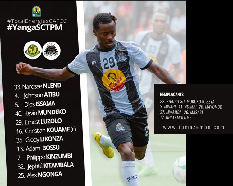 Composition Young Africans FC-TP Mazembe