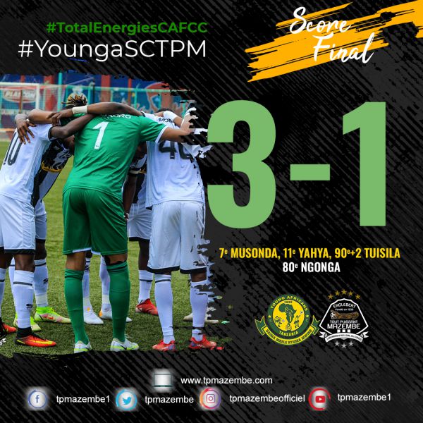 Score final Young Africans FC-TP Mazembe